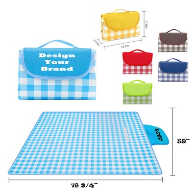 Extra-Large 600D Oxford Cloth Waterproof Picnic Blanket