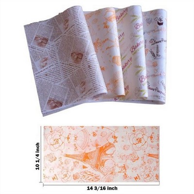 Custom Hamburger Sandwich Wrapping Paper