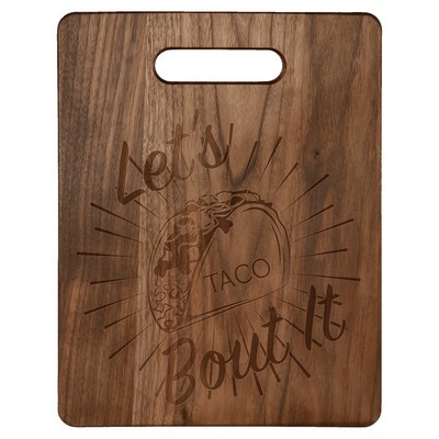 11 1/2" x 8 3/4" Walnut Cutting Board