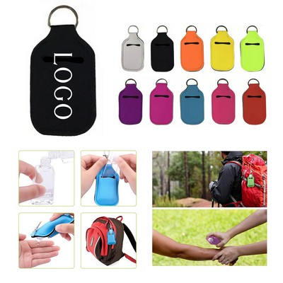 1oz Hand Sanitizer Keychain Holder