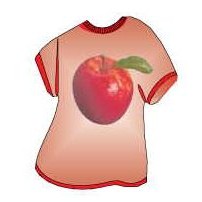 Apple T-Shirt Mighty Mini Magnet