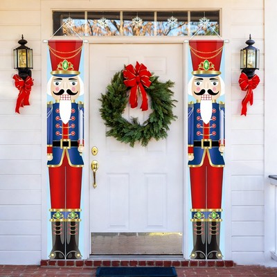 Full Custom Christmas Couplet Christmas Porch Banner