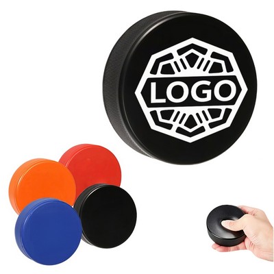 PU Squishy Hockey Puck for Stress Reduction