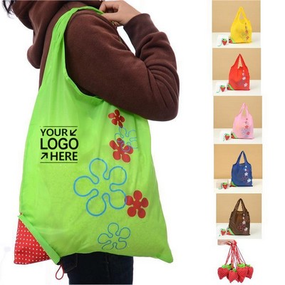 Strawberry-Shaped Tote Foldable Shopping Bag
