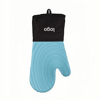 Extra Thick Heat Resistant Silicone Gloves for Oven Microwave and Baking