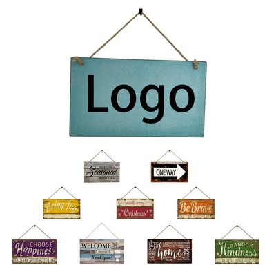 Decorative Wooden Hanging Signs