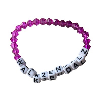 Crsytal Letter Bracelet