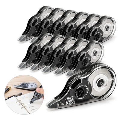 14M x 5mm/551" x 0.2" Easy To Use Applicator Instant Corrections White Out Tape