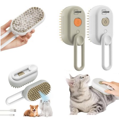 Pet Steam Brush Massager