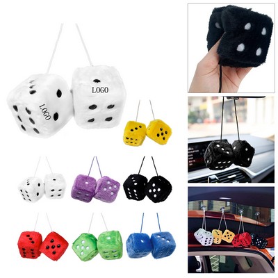 Fuzzy Dice Car Hanger