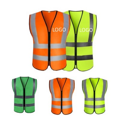 High-Visibility Safety Work Vest
