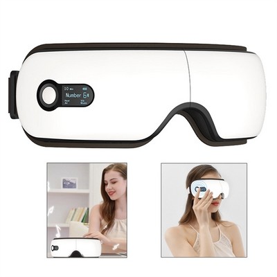 Rechargeable Bluetooth Heated Foldable Wireless Eye Massager with Music