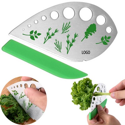 Stainless Steel Herb Leaf Remover Peeler Tool for Kitchen