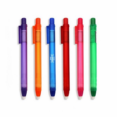 Retractable Press Type Pen Style Eraser