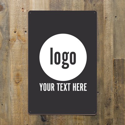 Personalized Corporate Logo Metal Sign