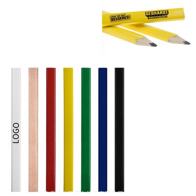 Double-Cut Octagonal Woodworking Pencil for Construction