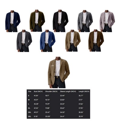 Men's Fashion Casual Wool Jacket