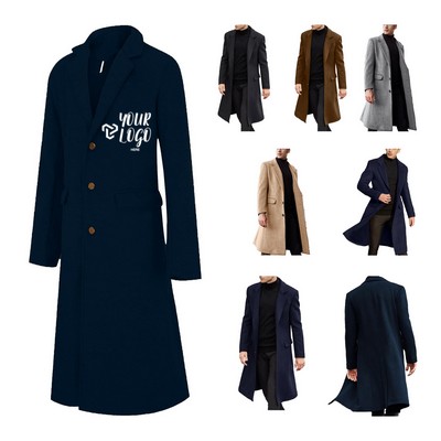 Men's Casual Trench Coat