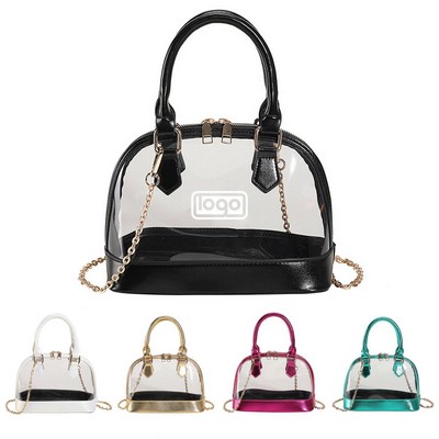 PVC Transparent Crossbody Handbag