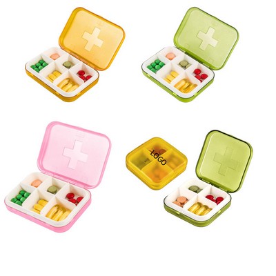 Portable Pill Organizer Box