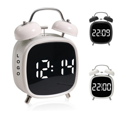 Digital LED Metal Twin Bell Alarm Clock