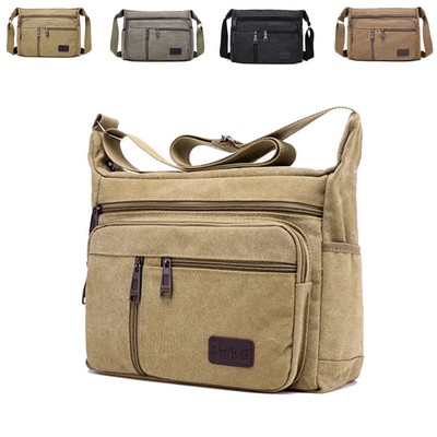 Men's Canvas Shoulder Bag