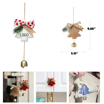 Christmas Tree Bell Pendant Decoration