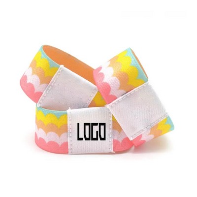 Custom Full Color Fabric Stretch Wristbands