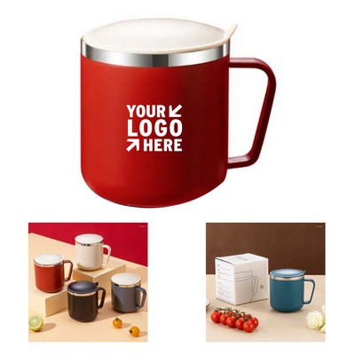 Double Layer Mug with Lid