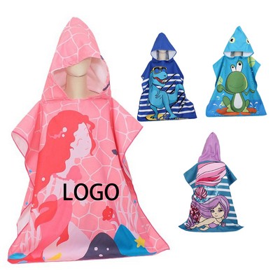 Kids Hooded Bath Towel