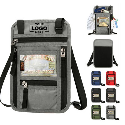 RFID Blocking Neck Wallet