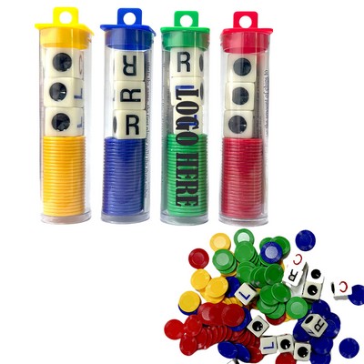 Dice Game Set With Color Chip