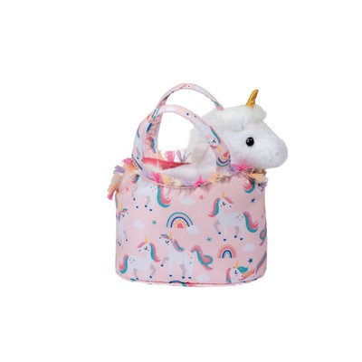 Unicorn Sassy Pet Sak w/Unicorn Stuffed Animal