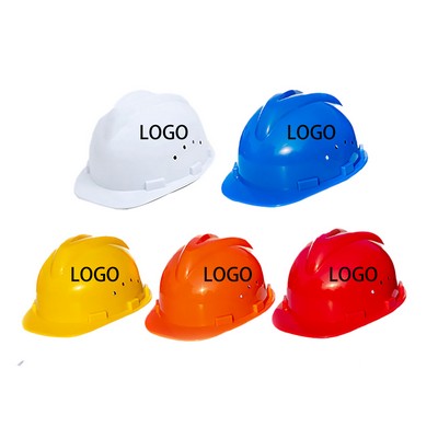 Thickened V-Shaped Breathable Construction Helmet