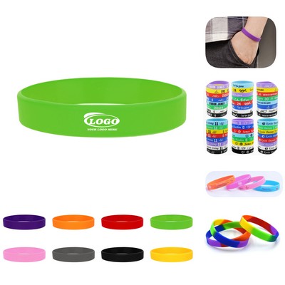 Round Silicone Wristband