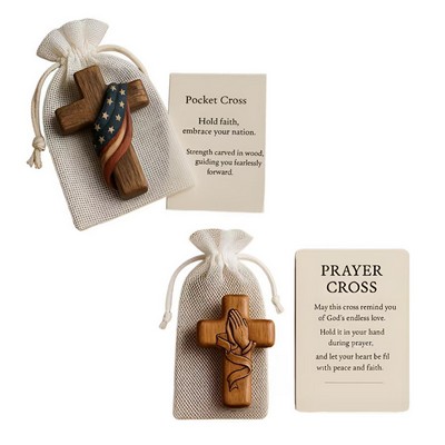 Naturally Wooden Prayer Cross