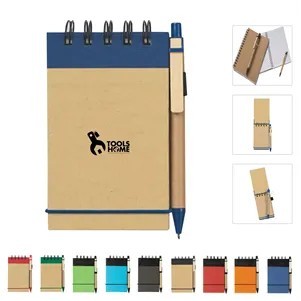 Recycled Jotter Notepad With Paper Pen