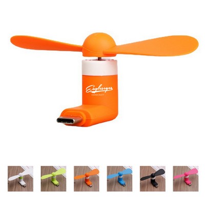 Portable 2-in-1 Mini Phone USB Fan