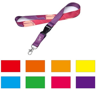 Polyester Lanyards with Detachable Buckle