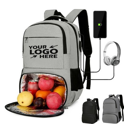 15.6'' Laptop Lunch Insulated Backpack