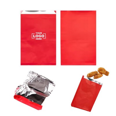 Barbecue Fried Skewers Tinfoil Insulation Oil-Proof Snack Aluminum Bags Logo Printing