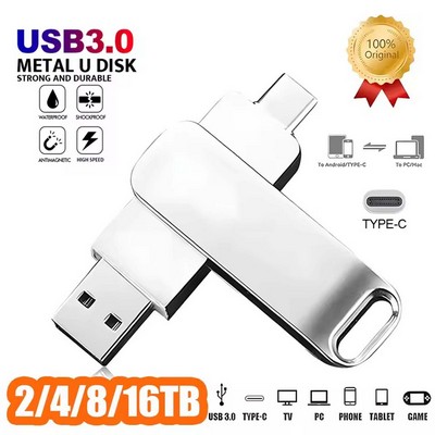 Metal Pendrive USB 3.0 Type-C Drives