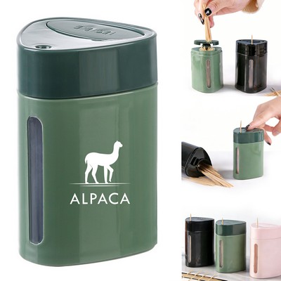 Push-Type Toothpick Storage Holder