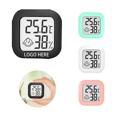 Mini Trapezoidal Digital Hygrometer Indoor Thermometer with Temperature and Humidity