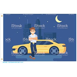 8' X 5' Custom Nylon Flag