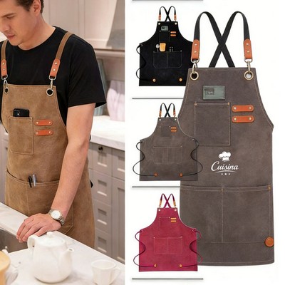 Adjustable Denim Work Apron