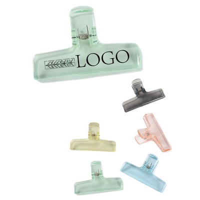 Transparent Jelly Color Acrylic Document Clips