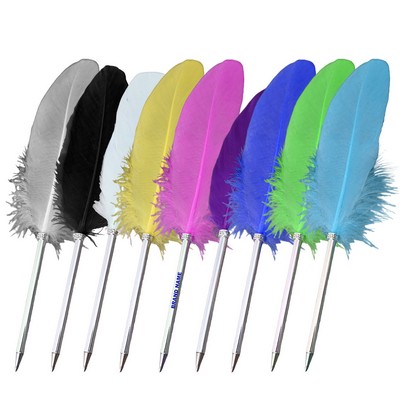 Feather Quill Ballpoint Pen – Black Ink