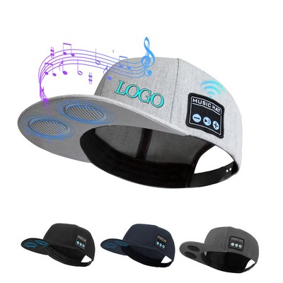 Bluetooth Dual-Speaker Baseball Cap