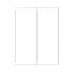 PEEL n SEAL™ Blank 2-Up Exterior Addendum Sticker